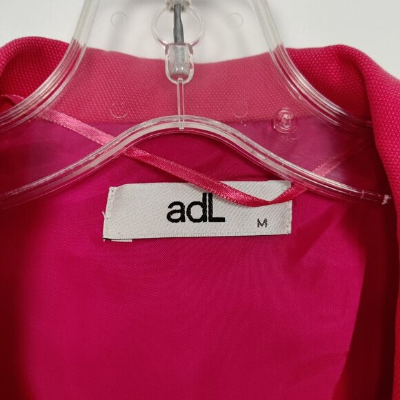 ADL Women's Single Button Blazer Jacket in Hot Pink Size Medium Barbiecore - Picture 4 of 8